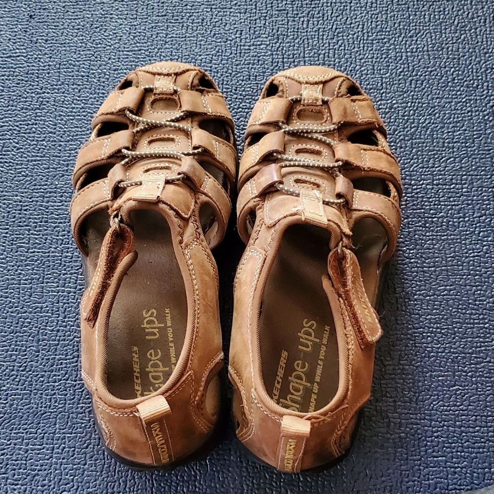Womens, sketcher rocker-bottoms hiking sandals